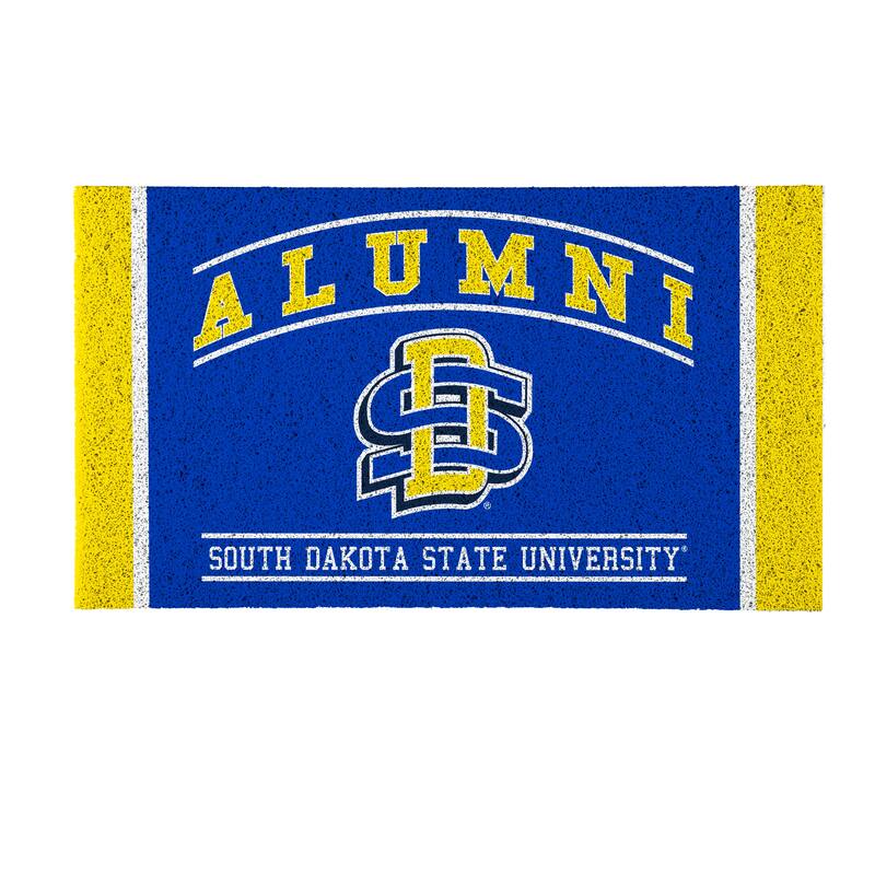 28 in. x 16 in. South Dakota State University Alumni Full Color PVC Door Mat