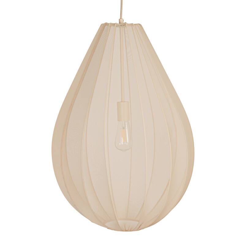 Hanging Cocoon Fabric Pendant Lamp