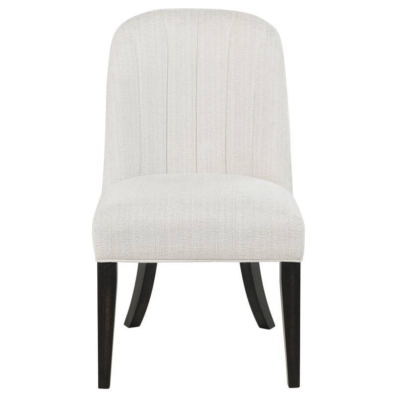 Leandro Upholstered Dining Side Chair Cream (Set of 2)