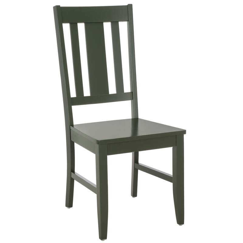 SAFAVIEH Home Roswitha Slat Back Side Chair - 18"W x 22"D x 39"H