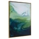 preview thumbnail 4 of 5, Uttermost Serene Green Framed Abstract Art