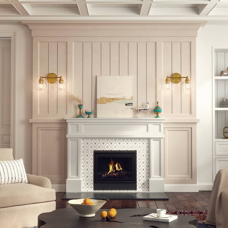 Dimmable Bathroom Vanity Light Globe Glass Shades
