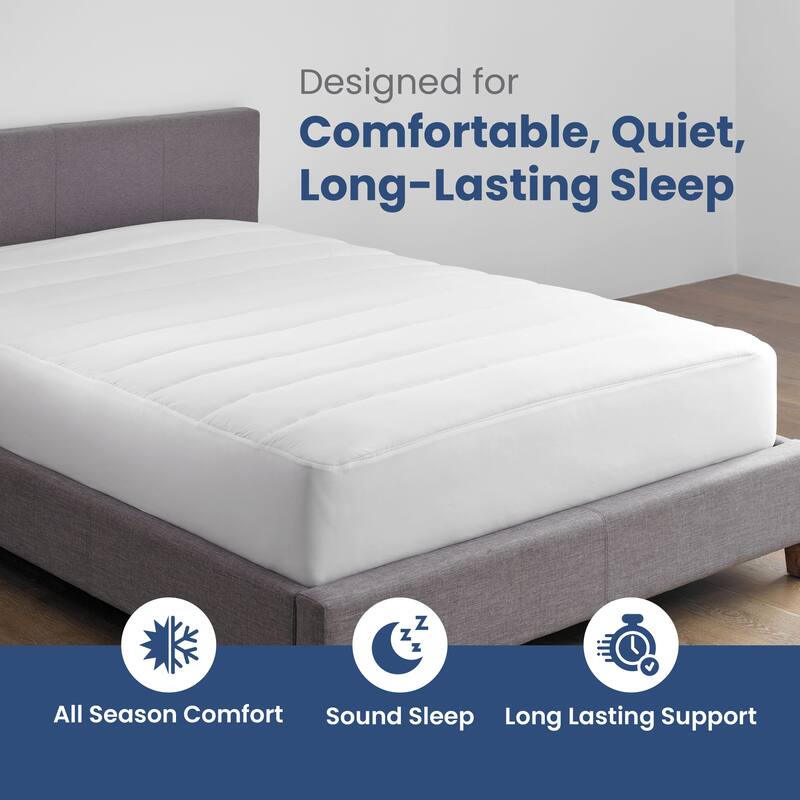 Martex Quilted Mattress Pad - White