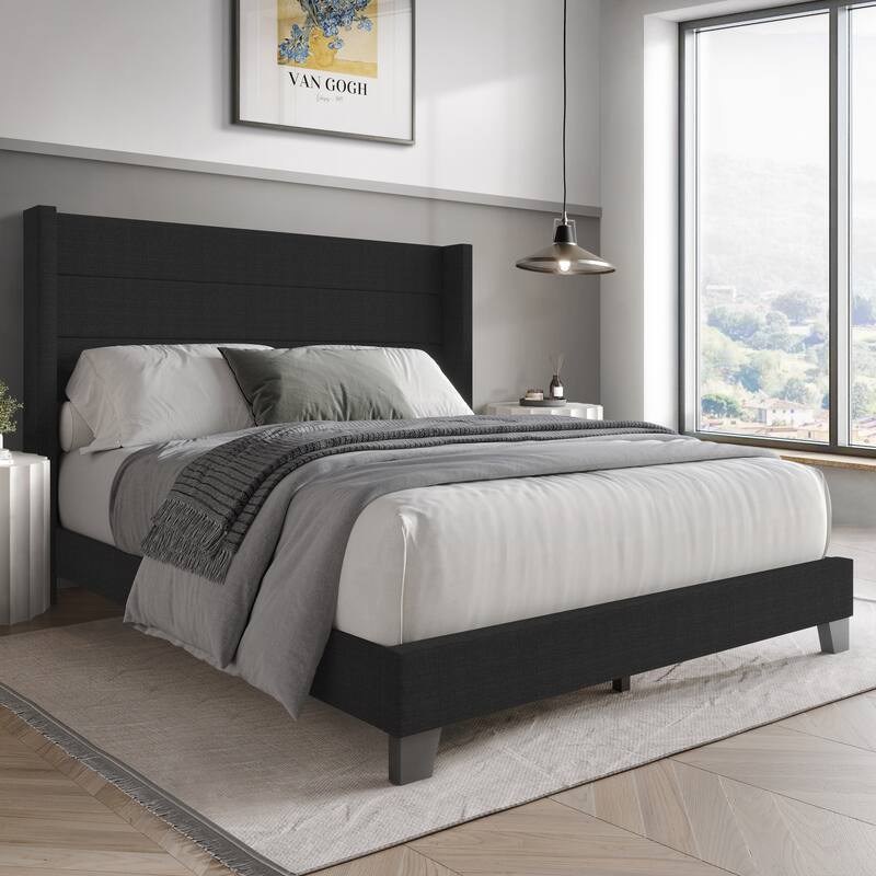 Clayfell Niles Upholstered Panel Bed