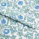 preview thumbnail 7 of 5, Printed Design Cotton Floral Arts & Crafts Sheet Set and Pillowcases California King - Blue