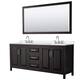 Option Dark Espresso / White Quartz Top / Polished Chrome