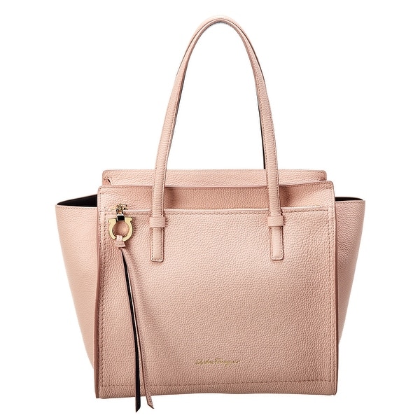 salvatore ferragamo amy medium leather tote