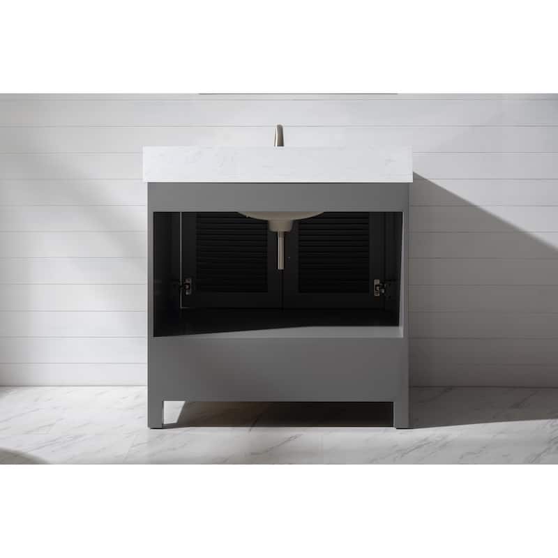 Estate 36" Single Vanity in Grey
