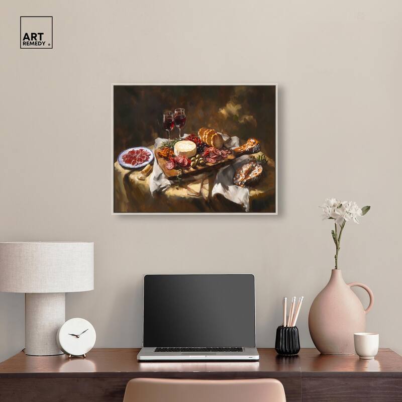 Art of Charcuterie Canvas by Art Remedy