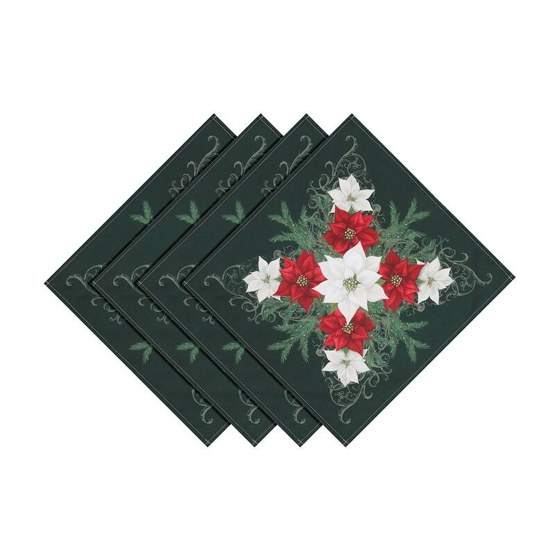 Laural Home Christmas Elegance Napkin Set of 4 - 20" x 20"