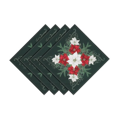 Laural Home Christmas Elegance Napkin Set of 4 - 20" x 20"