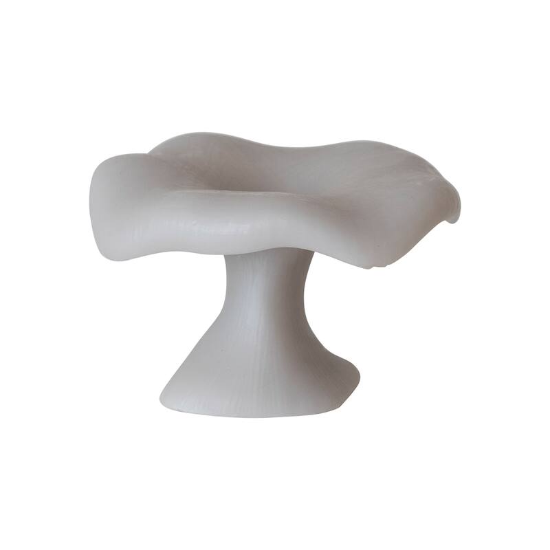 Unscented Mushroom Shaped Candles - Grey - 1 Piece