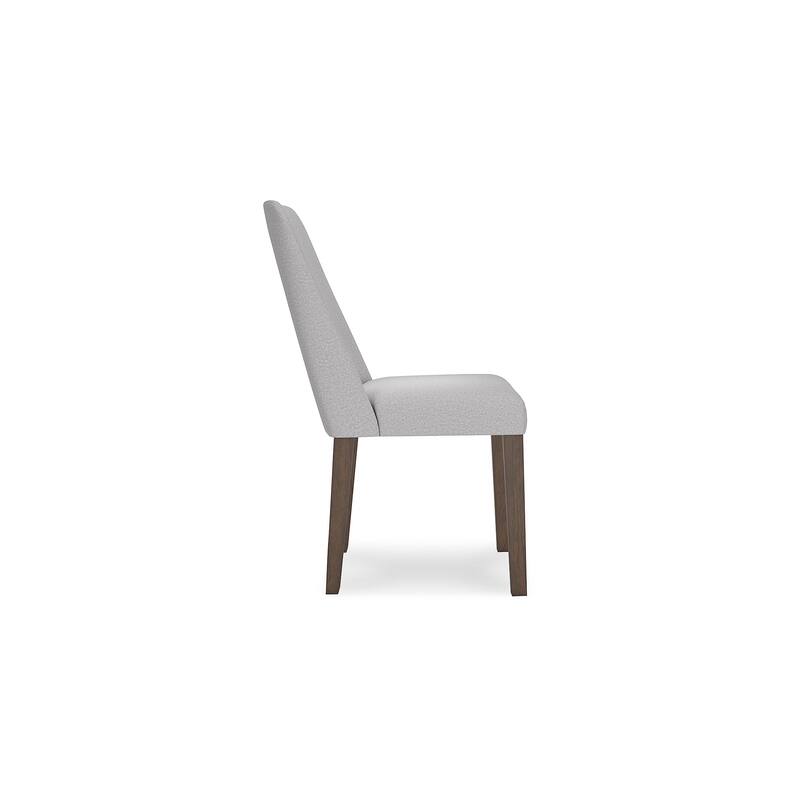 Signature Design by Ashley Lyncott Gray/Brown Dining Upholstered Side Chair (Set of 2) - 18"W x 24"D x 36"H