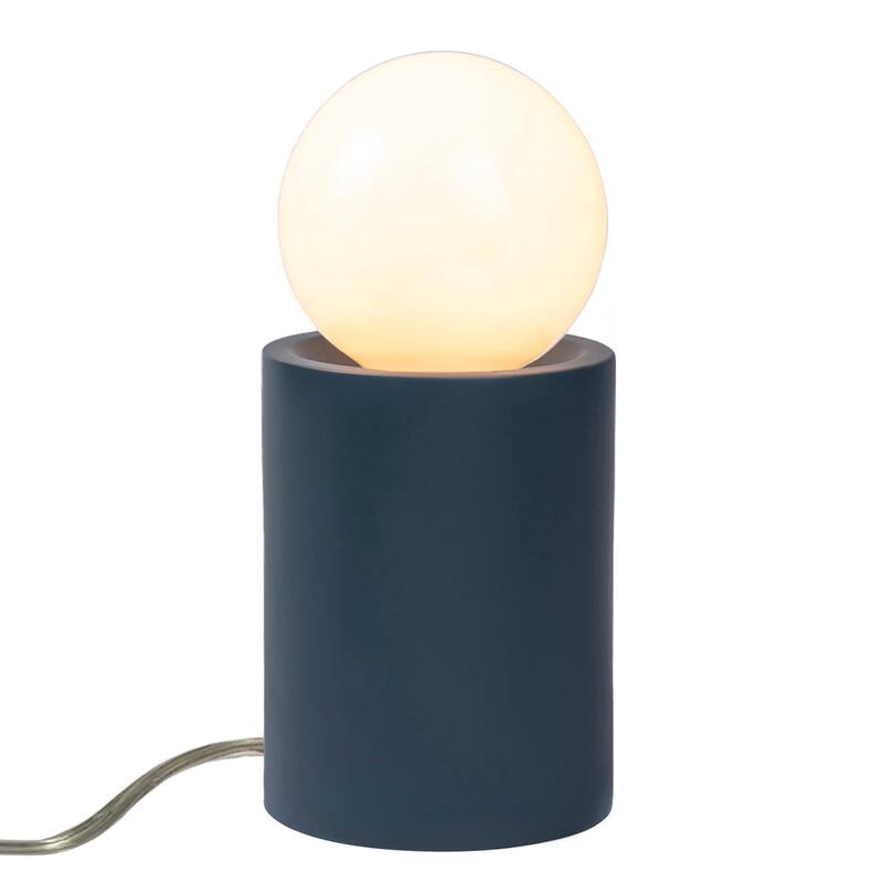 Ceramic Short Pillar Table Lamp - Midnight Sky
