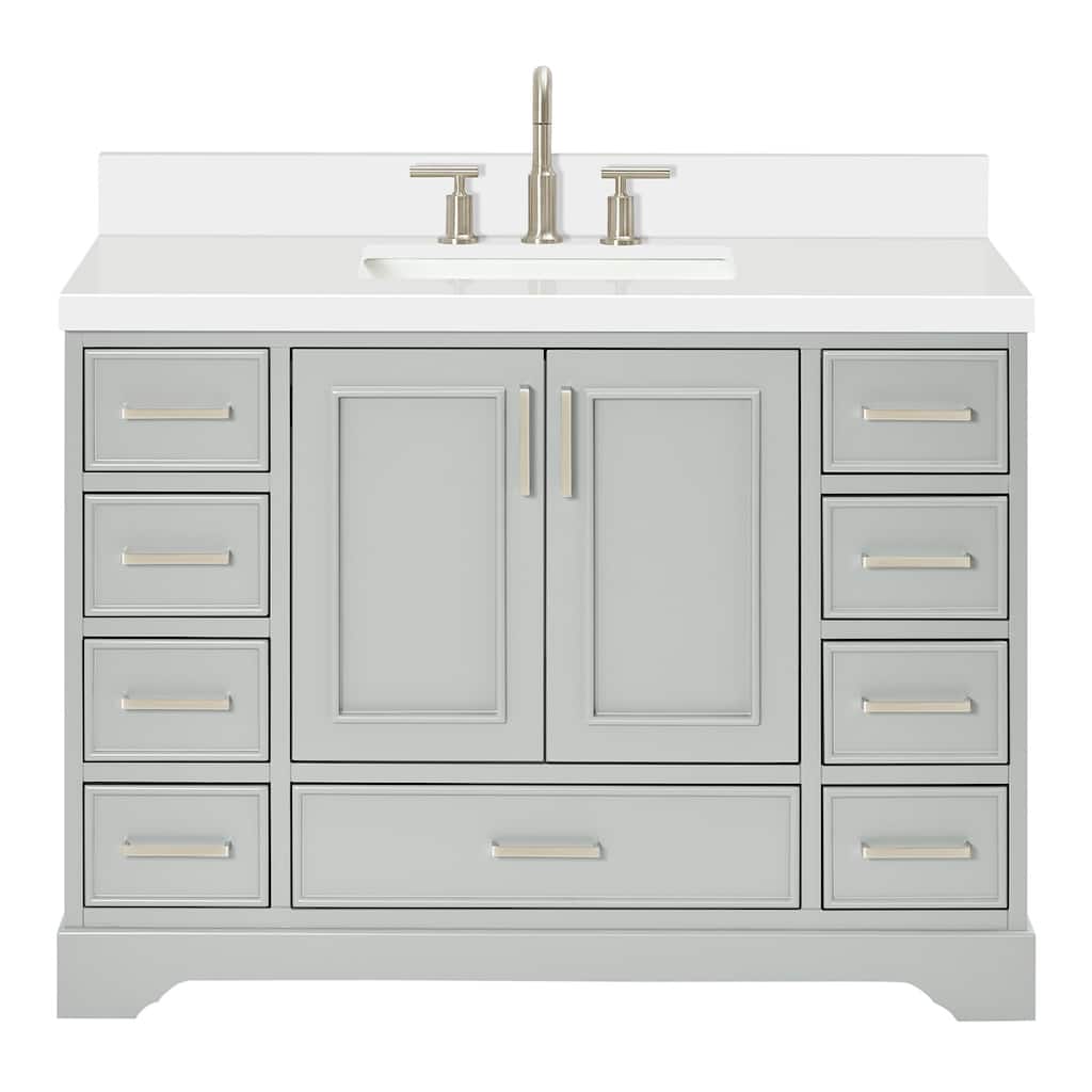 Ariel M049SWQRVO Stafford 48" Free Standing Single Basin Vanity Set