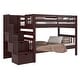 preview thumbnail 30 of 35, Taylor & Olive Trillium Twin over Twin Stairway Bunk Bed, 3 Steps