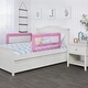 preview thumbnail 7 of 18, Dream On Me Lilibet Mesh Safety Bed Rail in Blue for Twin