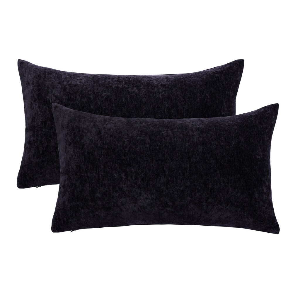 Black Velvet Throw Pillows Bed Bath Beyond