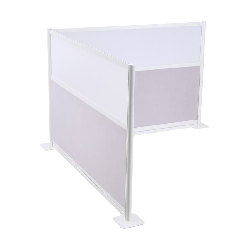 2-Pack Freestanding Office Partition 72"x48" Cubicle Walls - 72 x 7.8 x 48 in