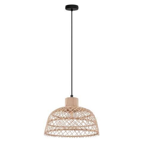 Ausnby Pendant with Natural Wood Shade