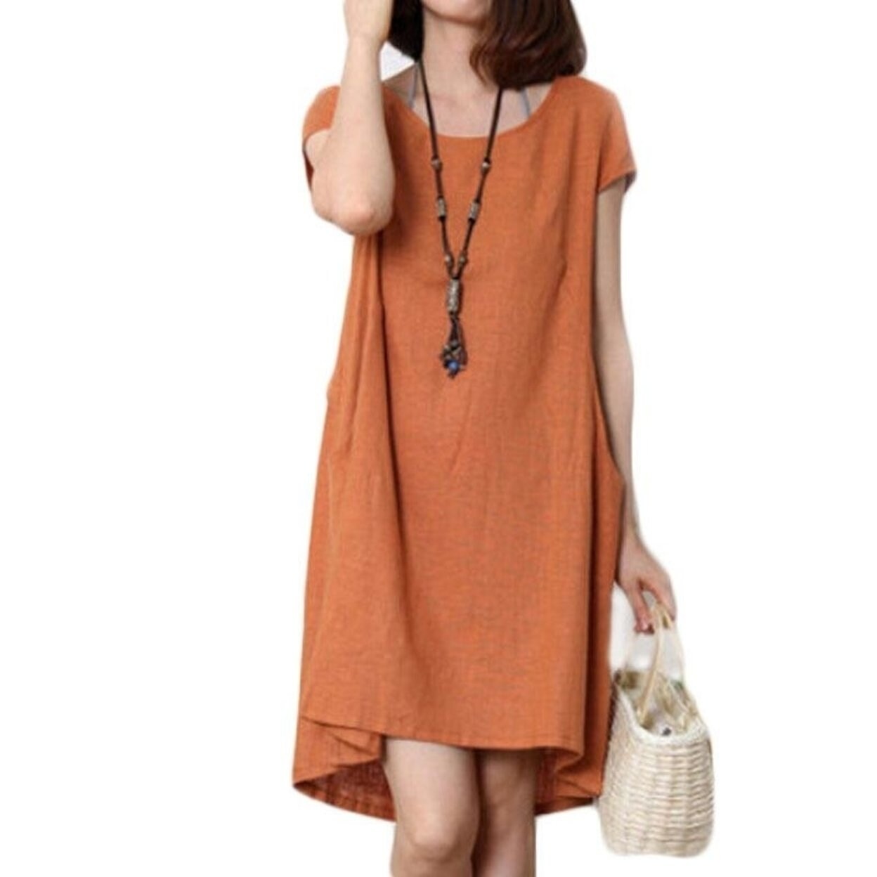 loose fitting linen clothing