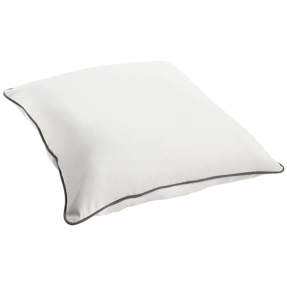 Sorra Home Sunbrella Outdoor Corded Floor Pillow Single