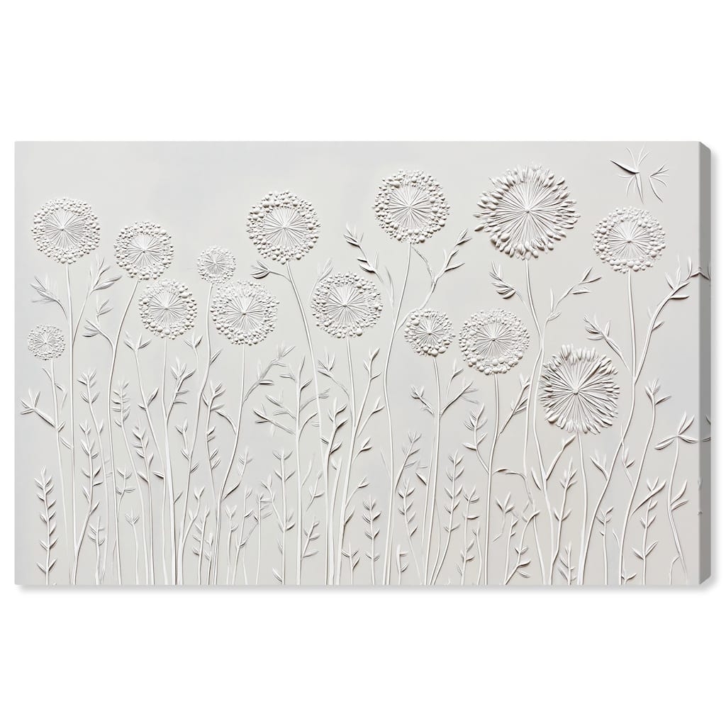 Floral Lace II Canvas by Art Remedy, Gallery Wrapped
