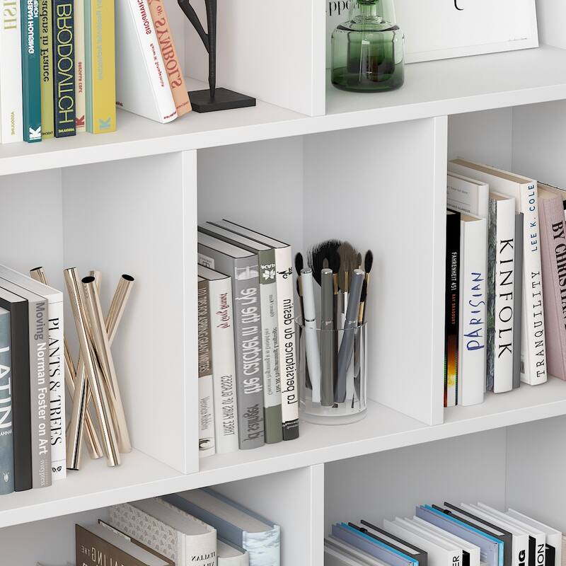 31.5" x 9.4" Bookcase with 3-tier for display