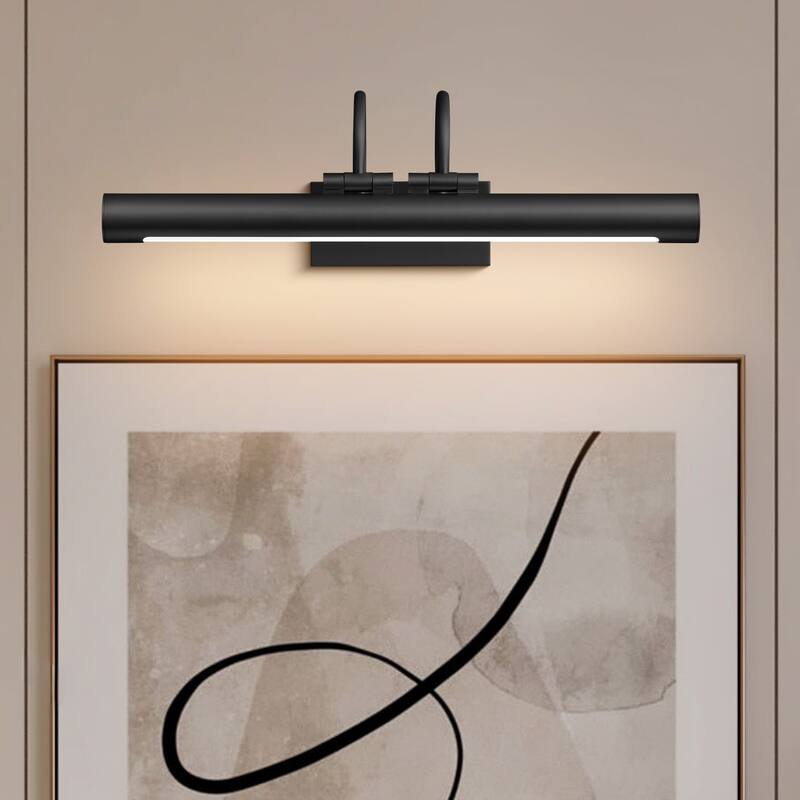 KAYLA Bathroom Vanity Light 18/24 inch - 18in - Black