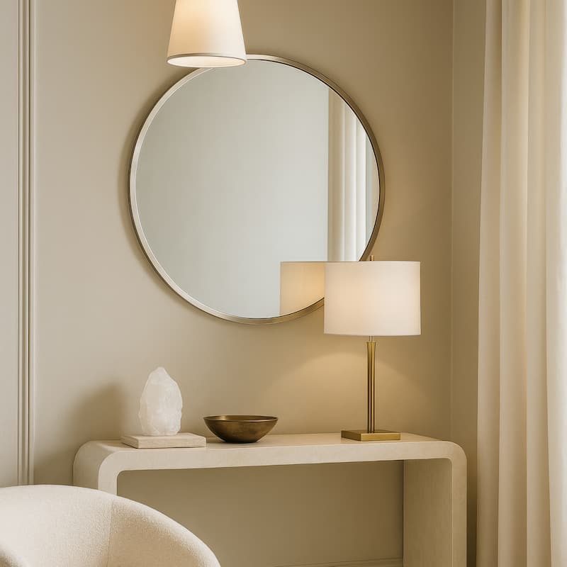 Varaluz Cottage Round Wall Mirror