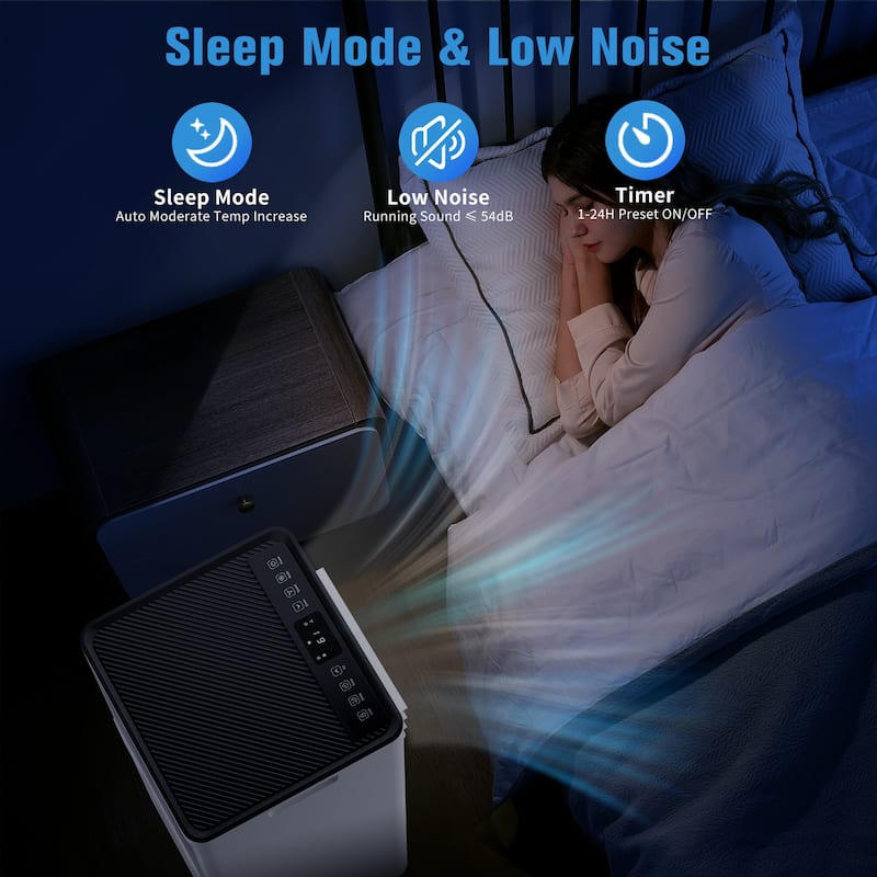 3-in-1 Portable Air Conditioner for Home & Office – Cooling, Dehumidifier, and Fan Function with Window Kit