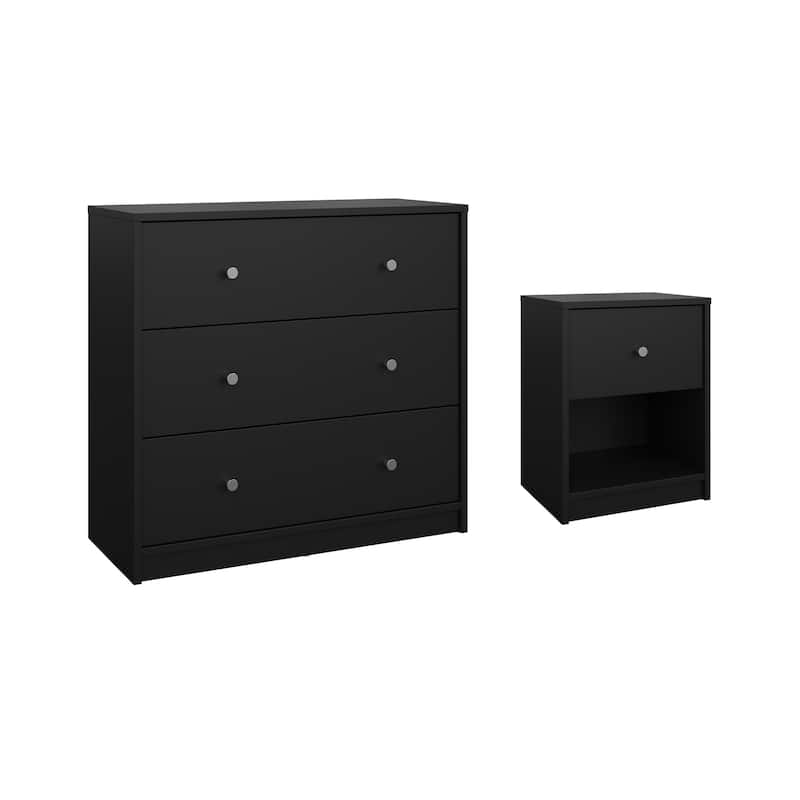 Porch & Den Zoe 2-Piece Bedroom Set - Nightstand And Chest