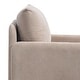preview thumbnail 11 of 28, Accent Chair With Metal Black Legs,Comfy Chenille Club Fabric Armchair,Single Sofa Chair, Accent Club Guest Chair