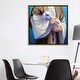 preview thumbnail 10 of 16, iCanvas "Safe In The Arms Of Jesus" by Mikki Senkarik Framed Canvas Print