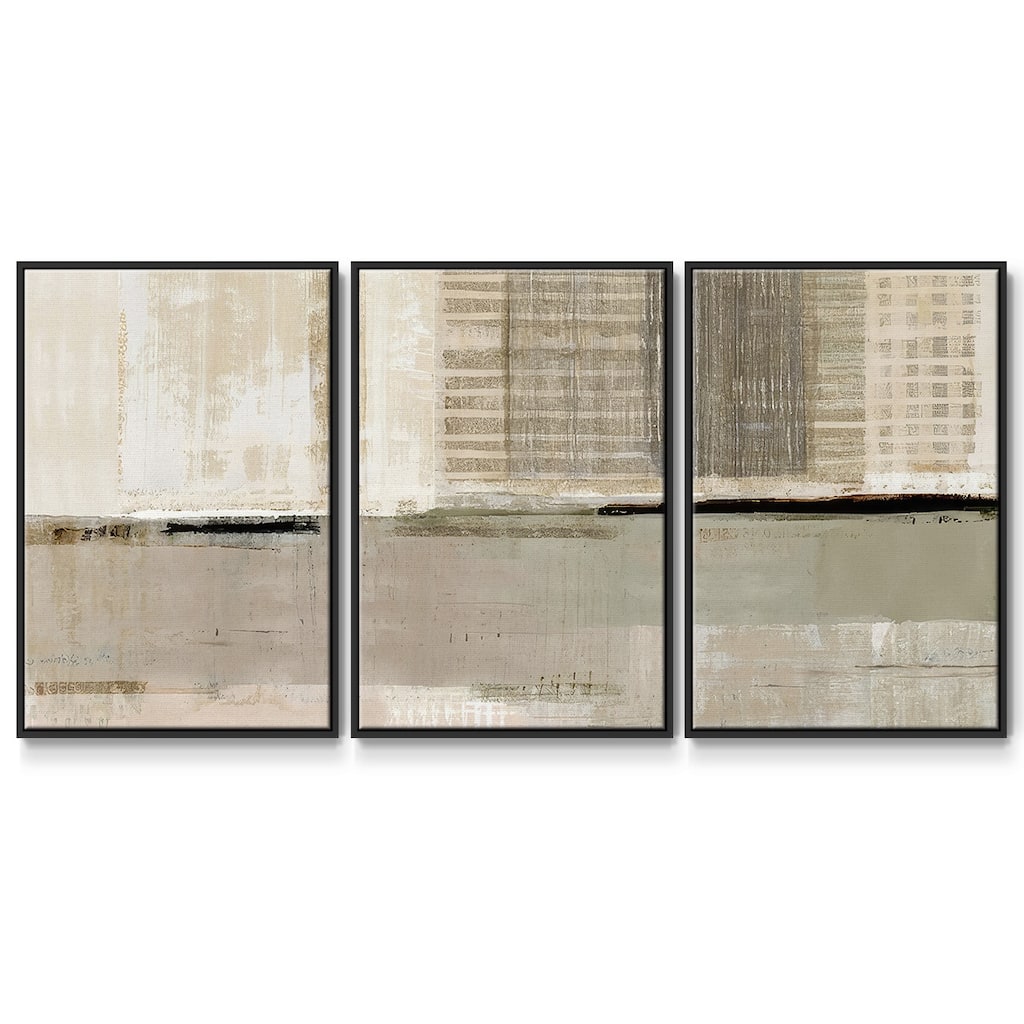 Across the Abstract Bay I - Multi Piece Framed Canvas