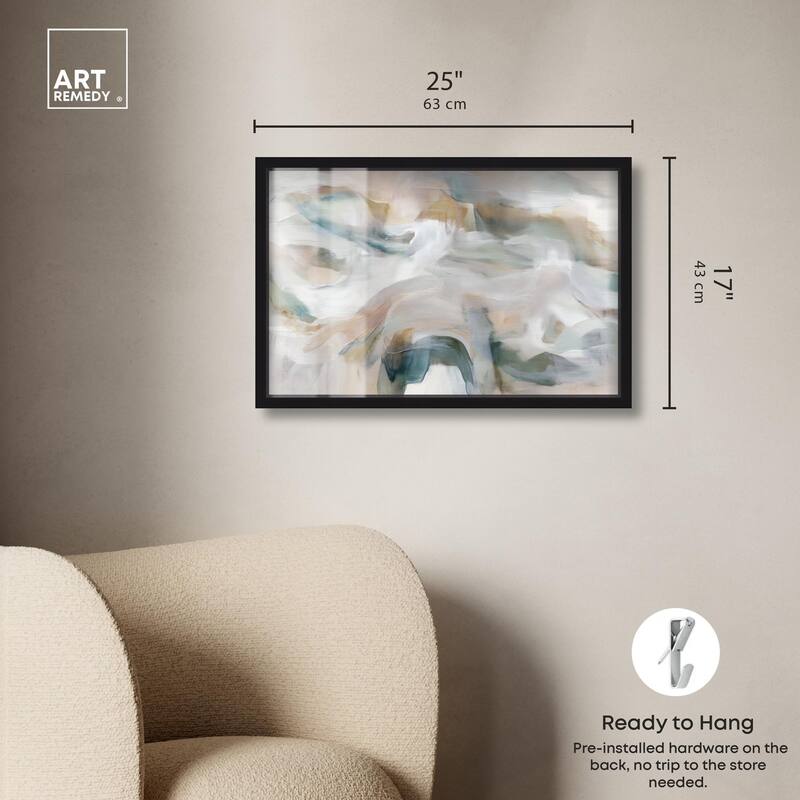Whispering Colors IV Shadowbox by Art Remedy