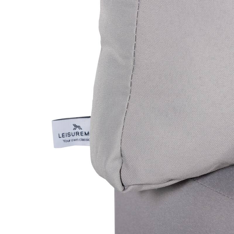 Chelsea 7-Piece Outdoor Patio Sectional Set with Firepit Table in Black Aluminum for Backyard Garden and Patio Deck