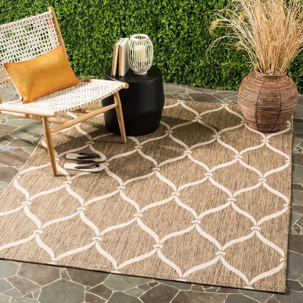 SAFAVIEH Courtyard Liya Indoor/ Outdoor Waterproof Patio Backyard Rug
