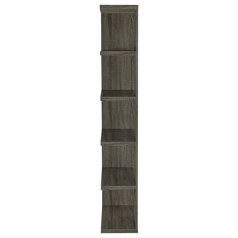 Harrison 71-inch 5-shelf Bookshelf Weathered Grey - 23.50" x 11.50" x 70.75"