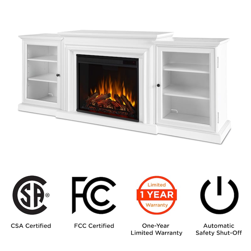 Frederick 72" Electric TV Stand Fireplace by Real Flame