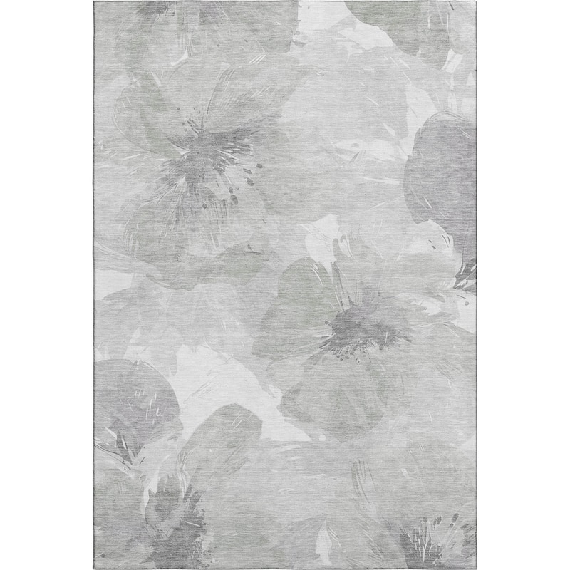 Premium Washable Super Soft Contemporary Floral Mayfield Rug