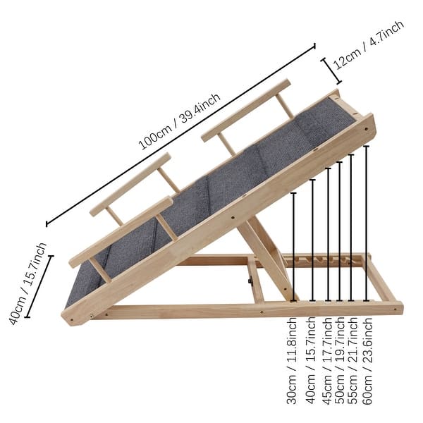 Dog Cats Ramp Pet Climbing Ladder Adjustable - Bed Bath & Beyond - 38074060