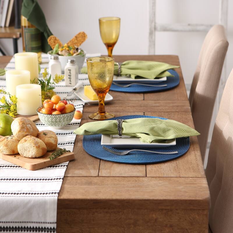Oval Pp Woven Placemat (Set of 6) - Oval, 12x18"