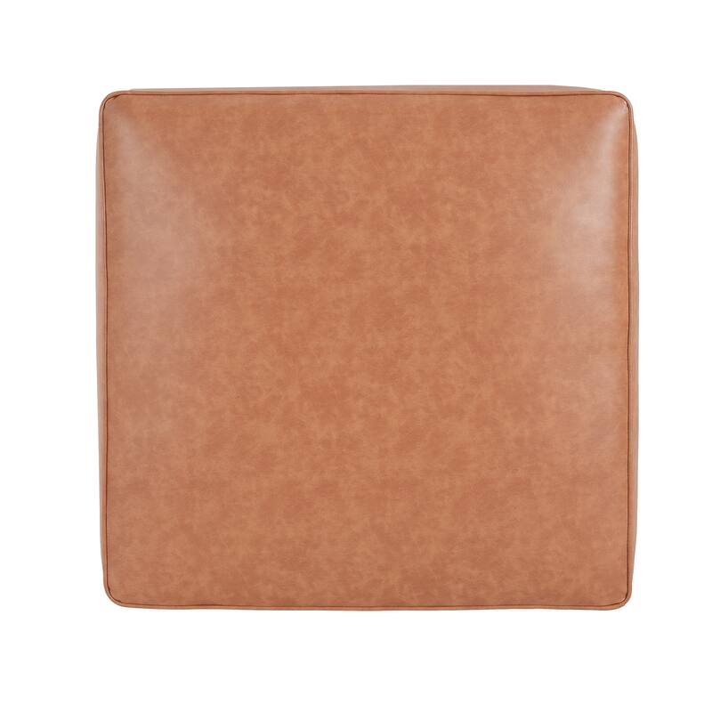 Square PU Leather Ottoman Comfortable choice, multiple functions, classic design, and cozy corners,