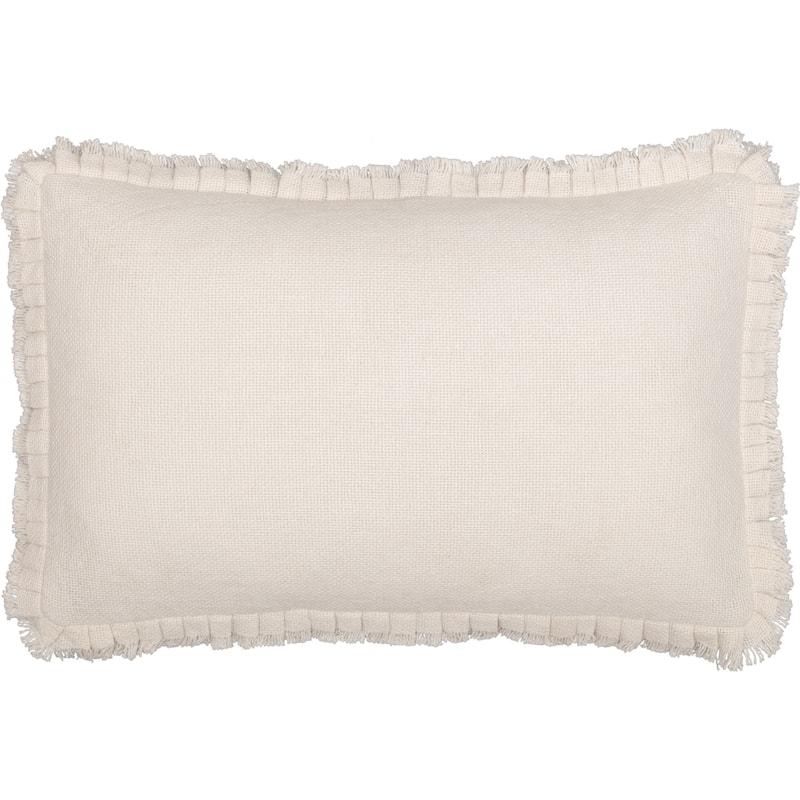 Farmhouse Bedding VHC Cotton Burlap 14x22 Pillow Solid Color (Pillow Cover, Pillow Insert)
