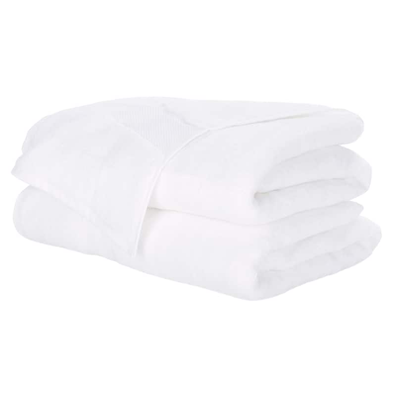 SAFAVIEH Super Plush Bath Towel (Set of 2) - 27" W x 54" H
