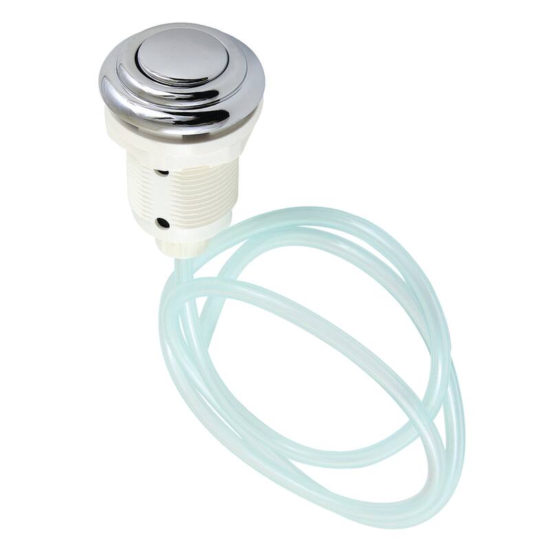 Gourmetier Disposal Air Switch Button - Polished Chrome