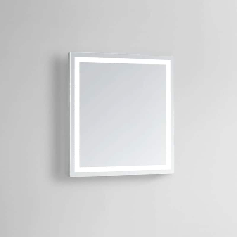 Modern Mirrors Aura Bathroom Mirror with LED Lights and Dimmer Switch - 26 x 20 in