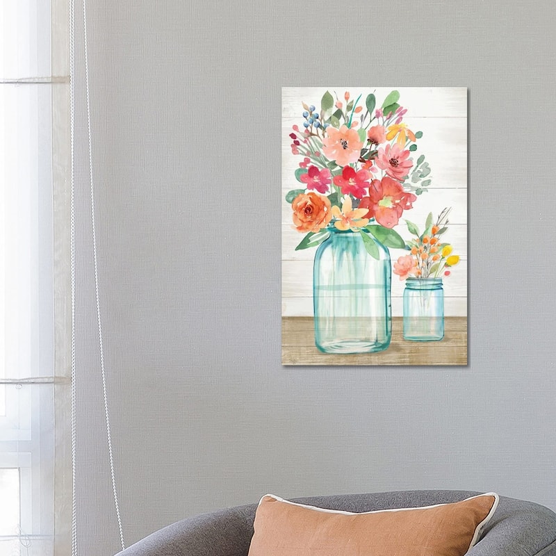 iCanvas "Country Floral Still Life" by Mollie B. Canvas Print - 26x18x1.5