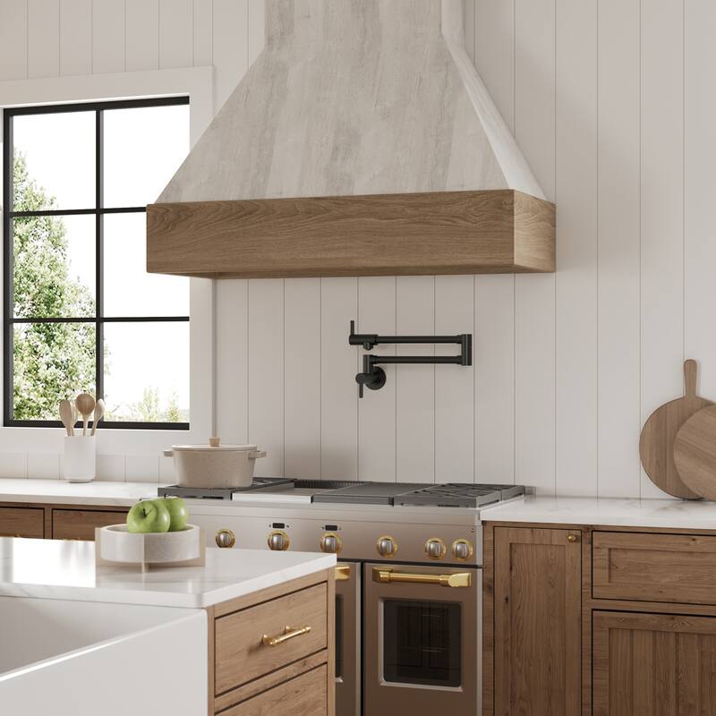 Wall Mounted Cold-Water Pot Filler,Folding Kitchen Faucet